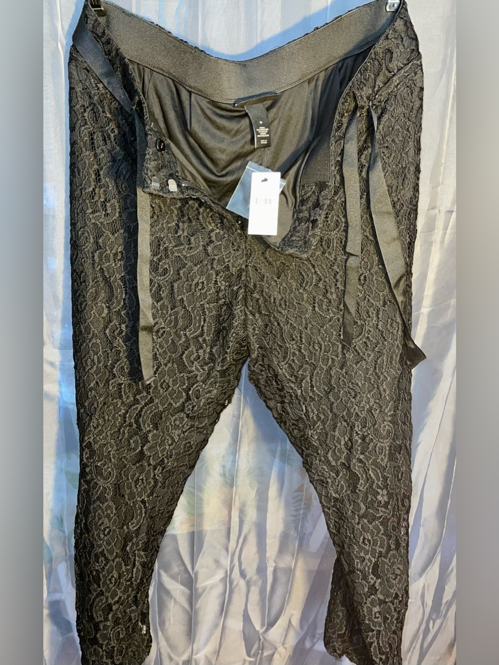 Lane Bryant Black Lace Women's Pants
